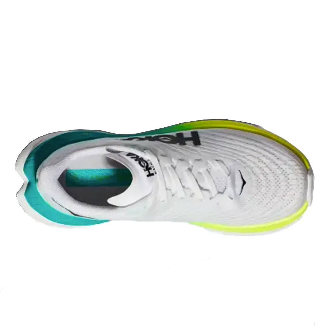weekend - running essential shoes Womens HOKA Mach 5 (Wide) - White / Blue Glass