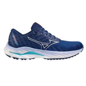 pre - made running shoes Womens Mizuno Wave Inspire 19 - Blue Depths / White / Aquarius