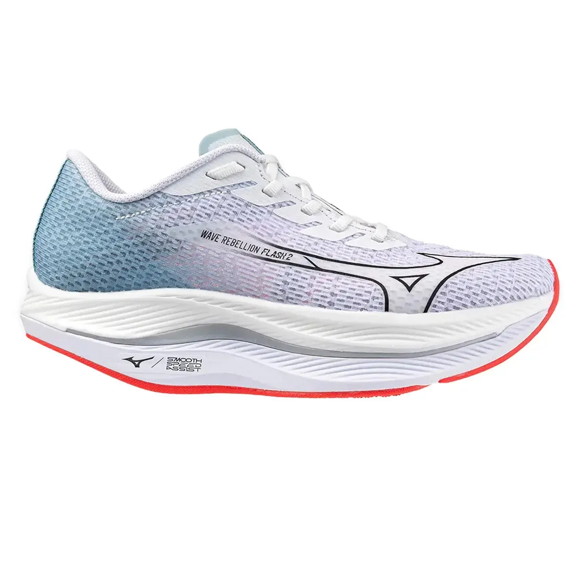 grip - enhancement - technology shoes memory - foam - insole Womens Mizuno Wave Rebellion Flash 2