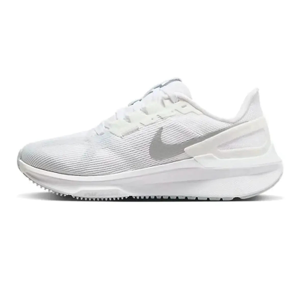 adult shoes Womens Nike Air Zoom Structure 25 - White / Metallica Silver