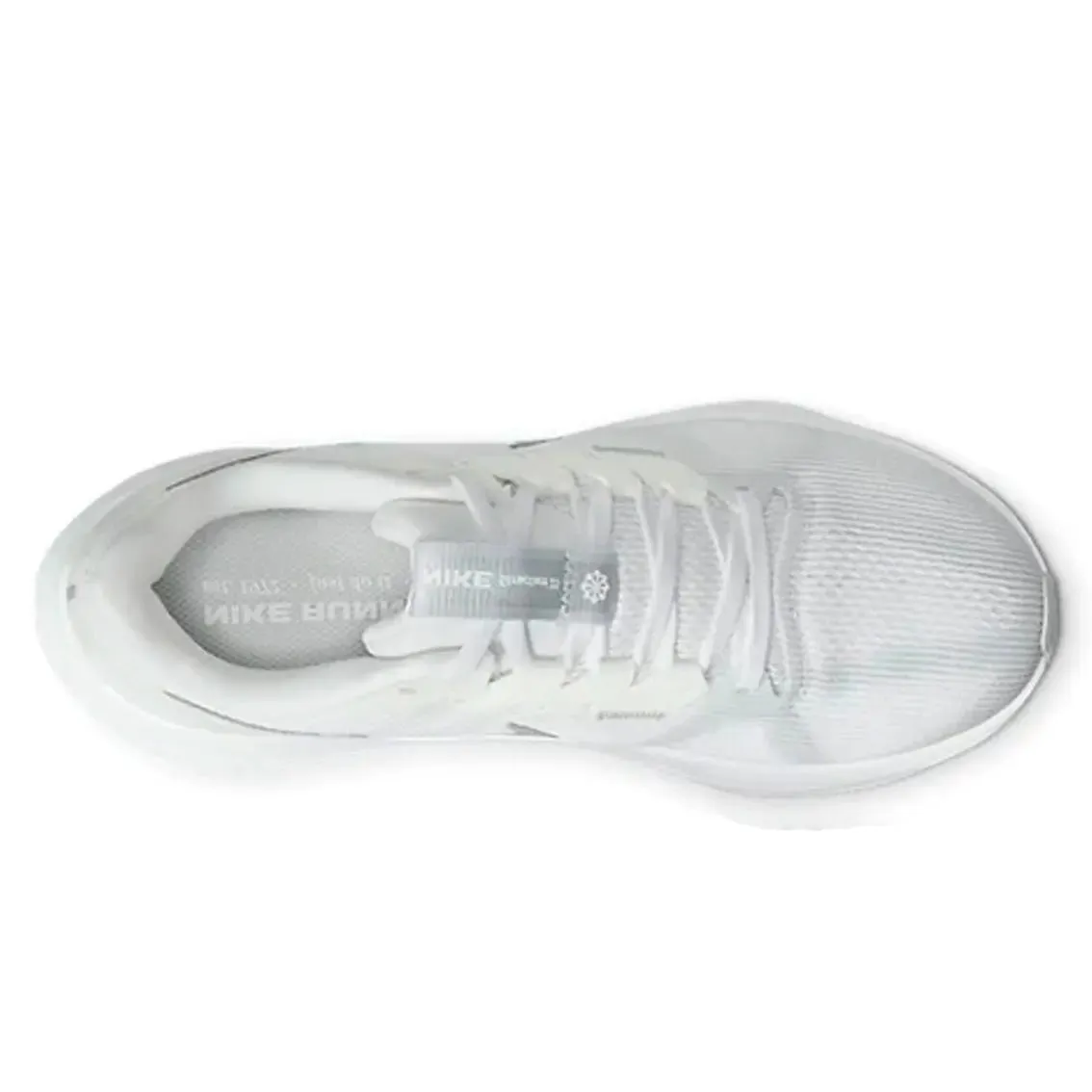 EVA Midsole Technology track - ready Womens Nike Air Zoom Structure 25 - White / Metallica Silver