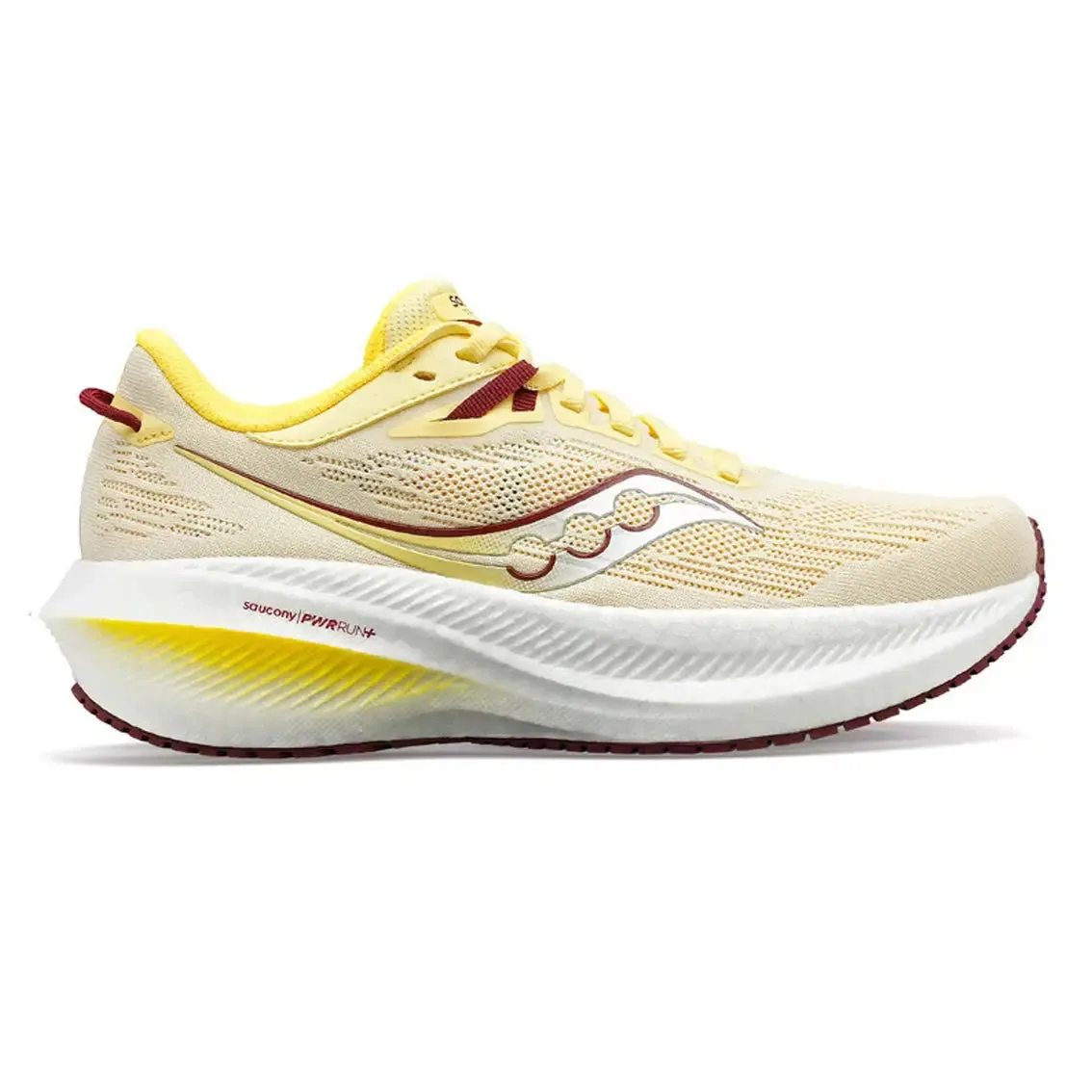 Womens Saucony Triumph 21 Contoured Arch Bridge Microfiber Lining