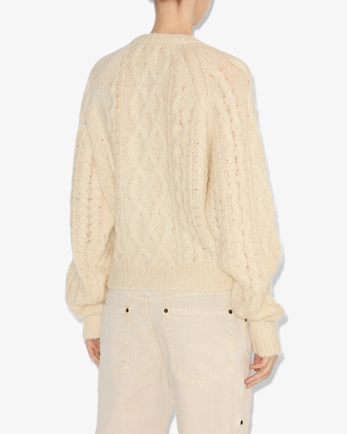 Double Layered Design Compression Knit Support YARA CARDIGAN