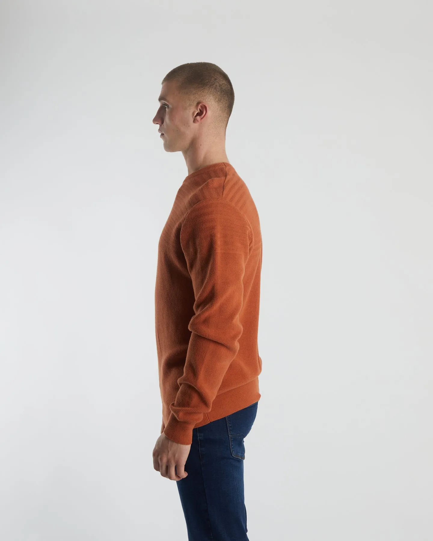 Relaxed Layer NonIrritating Seams Ziggy Sweater Pumpkin Pie