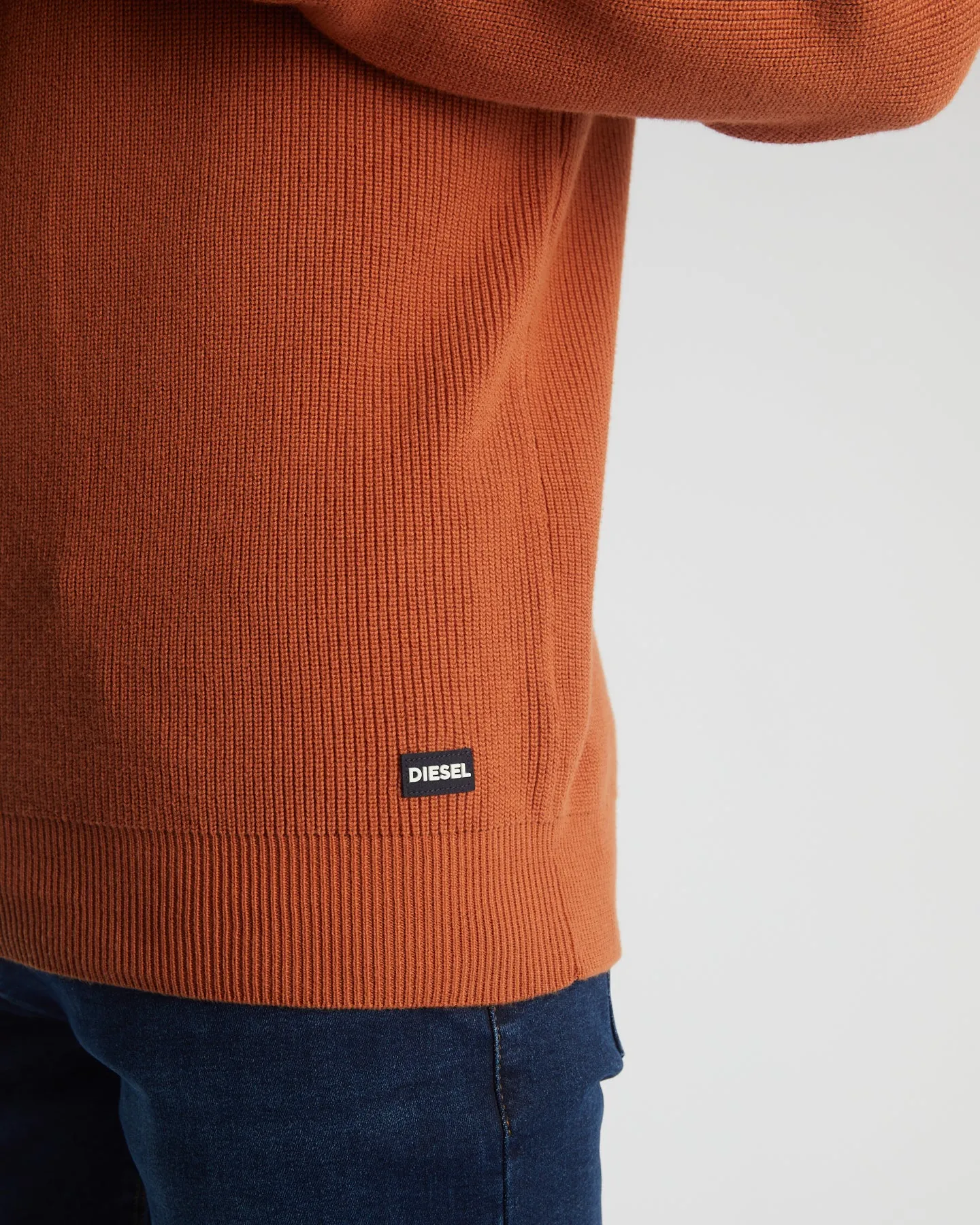 No Stress Flexible Rib Trimming Ziggy Sweater Pumpkin Pie