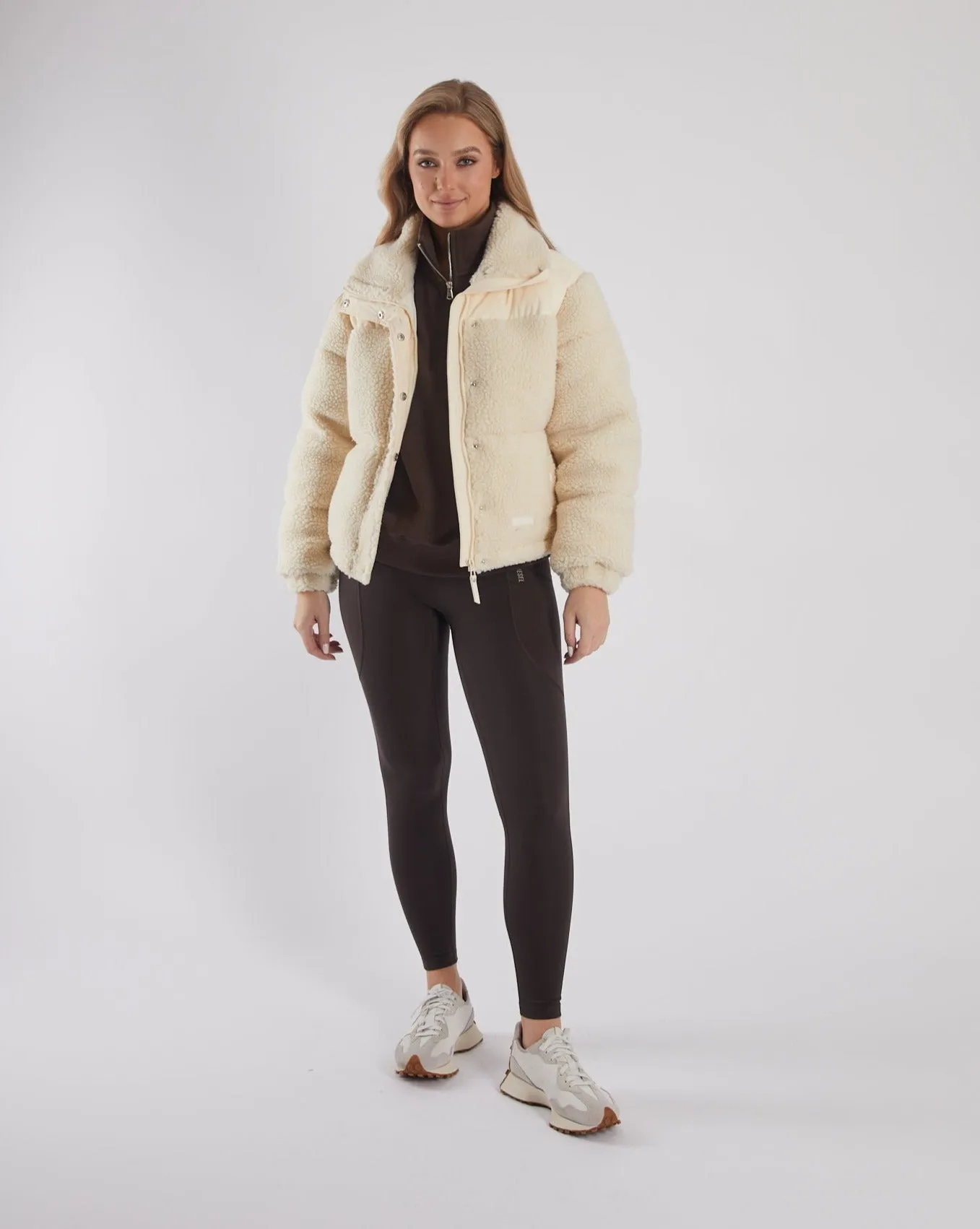 Modular Attachment Loops DoubleLayeredEdges Zuma Jacket Vanilla White